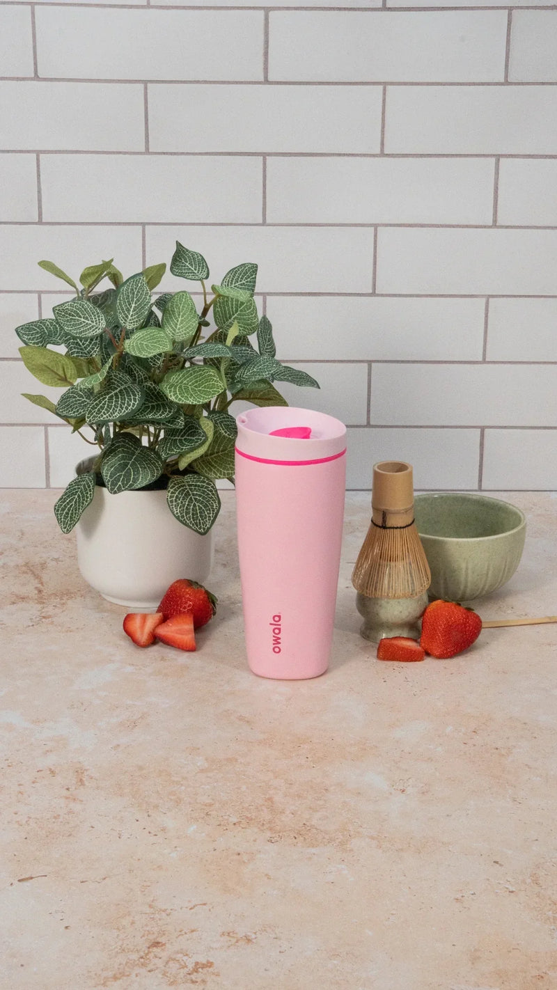 Strawberry Matcha Latte Recipe | Owala