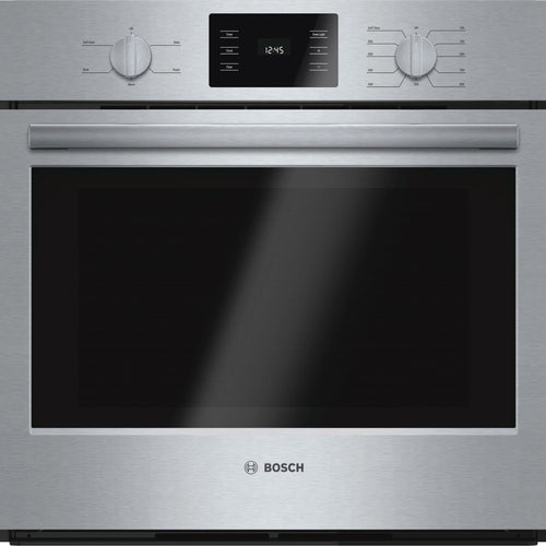 Bosch - 500 Series 30" 4.6 Cu. Ft. Built-in Single Electric Wall Oven - Stainless Steel