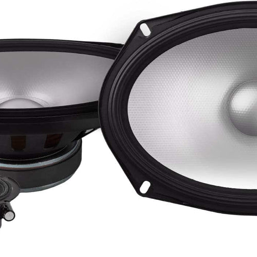 Alpine - S-Series 6 x 9" Hi-Resolution Component Car Speakers with Glass Fiber Reinforced Cone (Pair) - Black