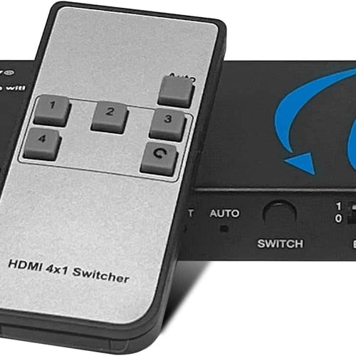 Orei - 8K 3-port HDMI™ Switch (w/ USB-C)-BK-401C - Black