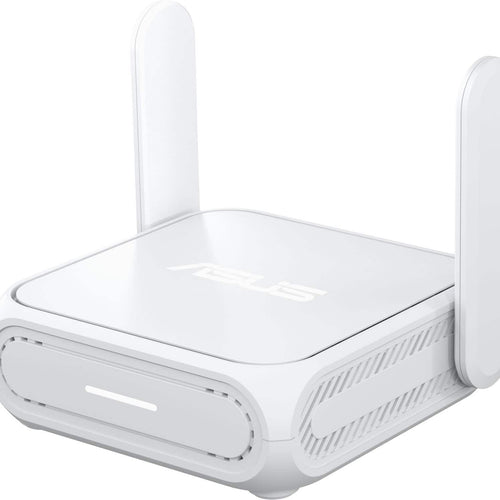 ASUS - RT-BE58 Go BE3600 Dual-Band Wi-Fi 7 Travel Router - White