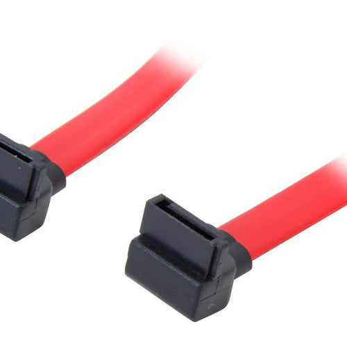 Nippon Labs - SATA3-1.5FT-90R 1.5 ft. SATA III Male to Male Cable with Right Angel Connectors, Red