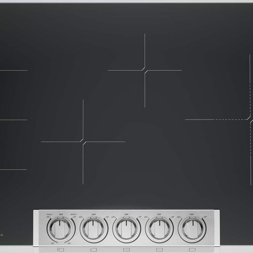 Frigidaire - Professional 36 in.Wide 5 Elements Built-In Electric Induction Cooktop - Stainless Steel