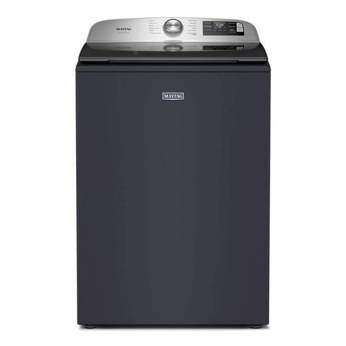 Maytag - 5.3 Cu. Ft. Pet Pro Top Load Impeller Washer with Extra Power and Sanitize Cycle with Oxi - Midnight Steel