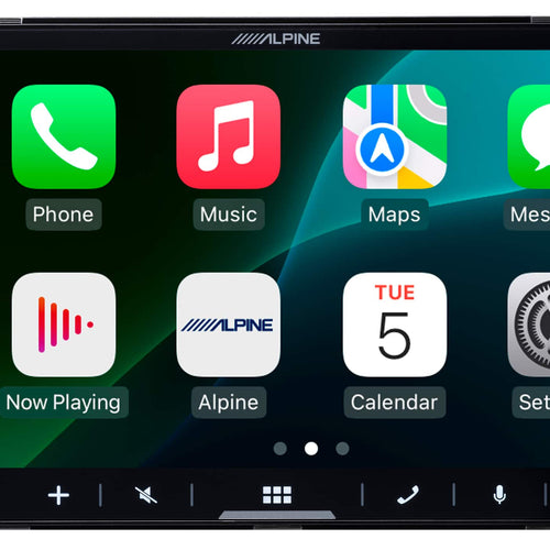 Alpine - 7" Wireless Apple Carplay /Android Auto Bluetooth Digital Media Receiver with Maestro Compatiblity - Black