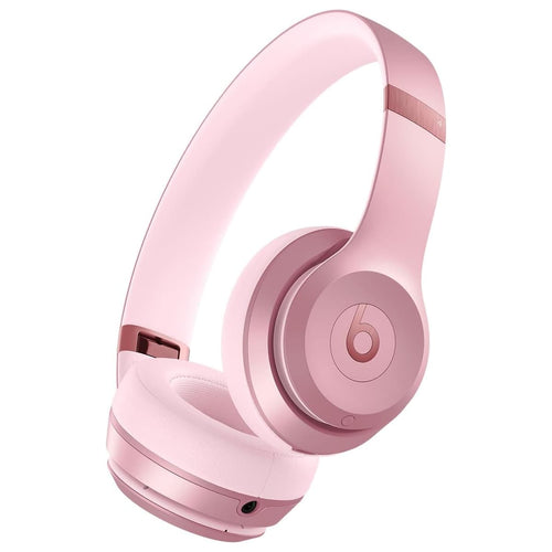 Beats - Solo 4 Bluetooth Wireless On-Ear Headphones - Metallic Pink - MDWJ4LL/A - Metallic Pink