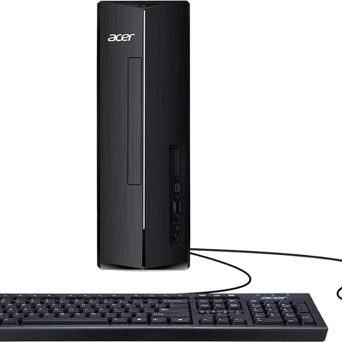 Acer - Aspire Desktop - AMD Ryzen 5 40 Processor 2025 - 8GB LPDDR5 Memory - 512GB Storage - Black