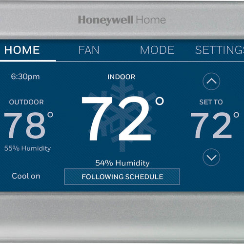 Honeywell Home - Smart Color Thermostat with Wi-Fi Connectivity - Silver