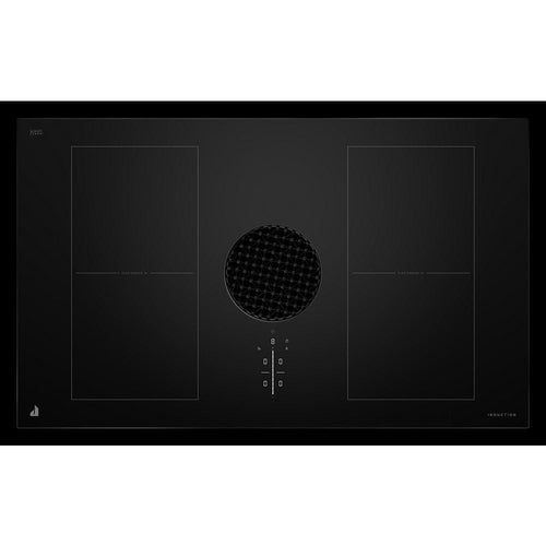Front. JennAir - 36 in. Wide 4 Element NextGen JennAir Induction Downdraft Cooktop - Black.
