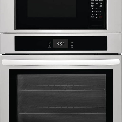 Frigidaire - 30" Electric Microwave Combination Oven with Fan Convection - Stainless Steel