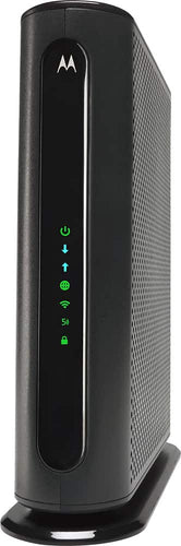 Motorola - Dual-Band AC1900 Router with 16 x 4 DOCSIS 3.0 Cable Modem - Black