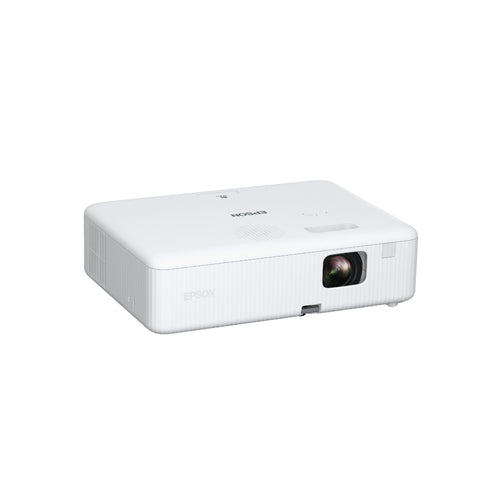Epson - EpiqVision Flex CO-W01 Portable Projector, 3,000 Lumens Color & Brightness, 3LCD, Built-in Speaker, Home & Work - White