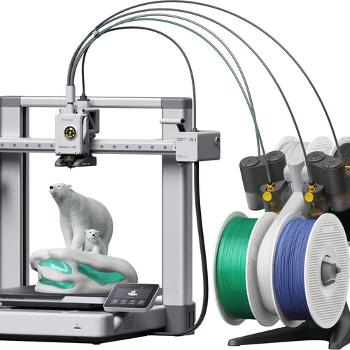 Bambu Lab - A1 Combo 3D Printer - Silver