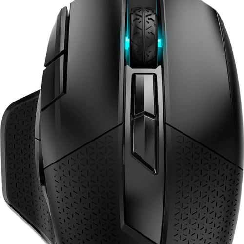 CORSAIR - Nightsword RGB Tunable Wired FPS/MOBA/MMO Optical Gaming Mouse with Adjustable Weights - Wired - Black