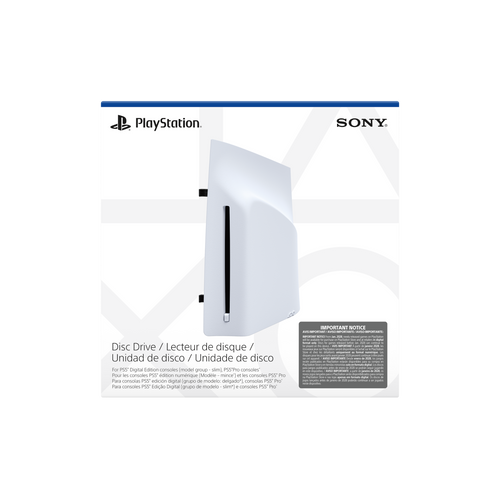 Sony Interactive Entertainment - Disc Drive For PS5 Digital Edition Consoles (model group – slim) - White