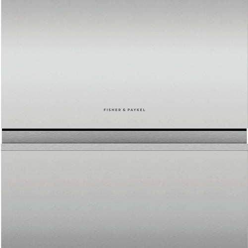 Fisher & Paykel - Top Control Stainless Steel Built-in Double DishDrawer with 44 dBA - Stainless Steel