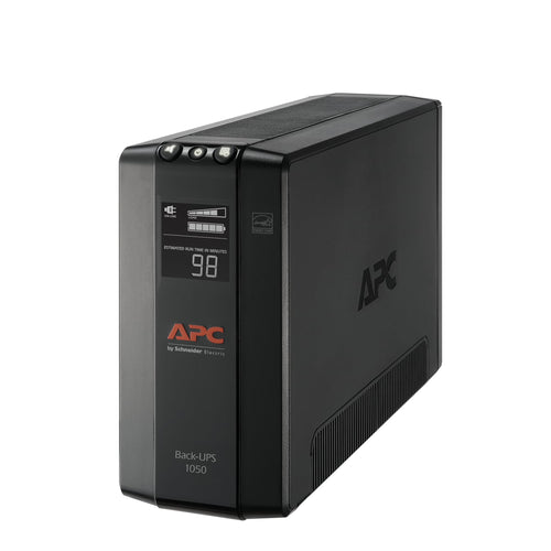 APC - UPS Battery Backup Pro, 1050VA/600W, Tower, 8 Outlets, LCD Display - Black