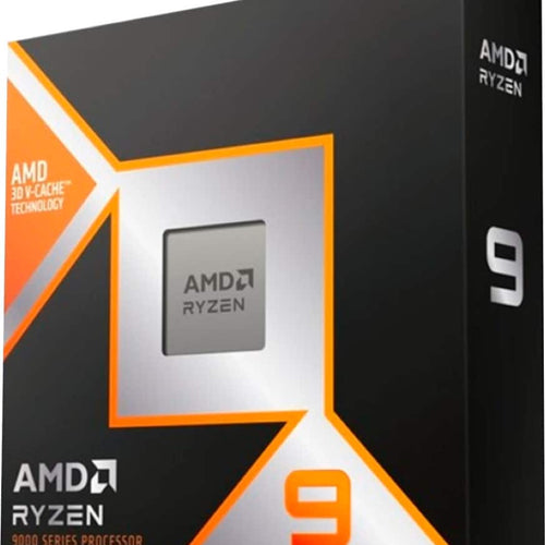 AMD - Ryzen 9 9950X3D 16-Core - 32-Thread 4.3 GHz (5.7 GHz Max Boost) Socket AM5 PCI Express 5.0 Unlocked Desktop Processor - Black