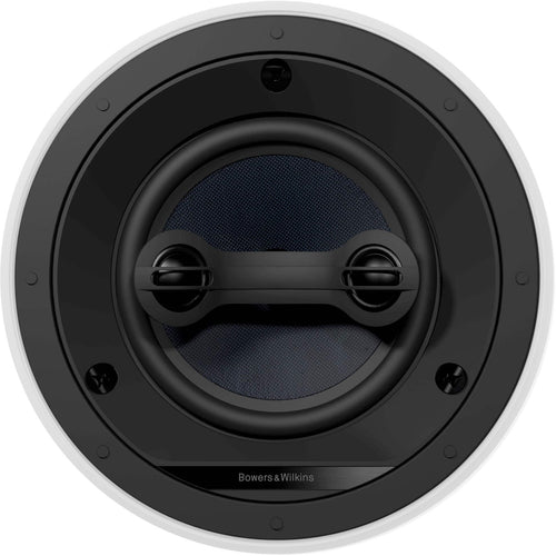 Bowers & Wilkins - CI600 Series 6" Dual Channel Stereo Surround In-Ceiling Speaker w/Aramid Fiber Midbass - (Each) - Paintable White