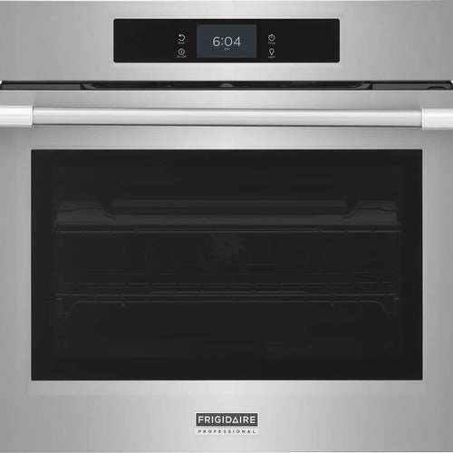 Frigidaire - 30" Single Wall Oven with Stone-Baked Pizza Mode - Stainless Steel