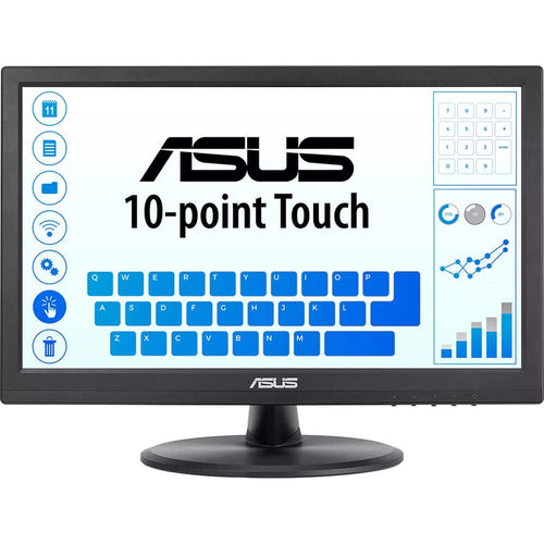 ASUS - 15.6" 1080P Full HD Touch Monitor VT169HE - Black
