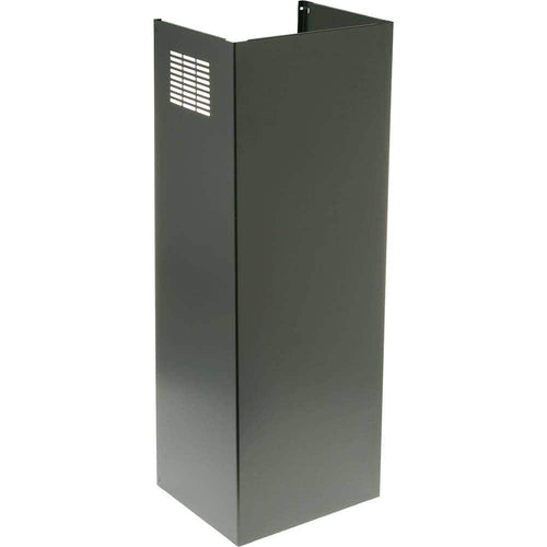 Angle. Café - 10' Duct Cover for Select Café Series Vent Hoods - Matte Black.