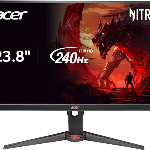 Acer - Nitro 23.8" IPS Full HD 240Hz Up to 0.5ms AMD FreeSync Premium Gaming Monitor with HDR10 (DisplayPort, 2 x HDMI) - Black