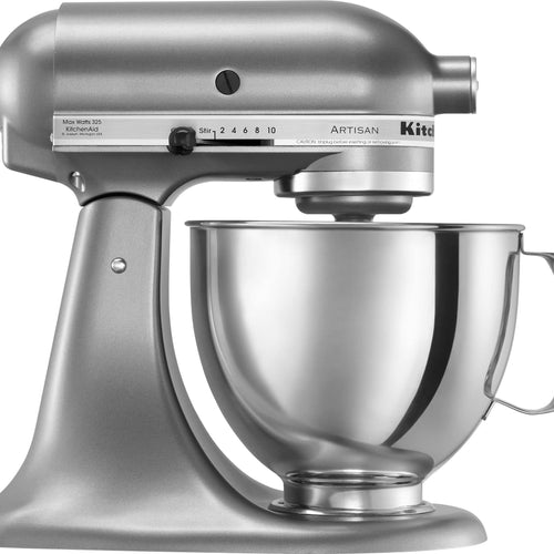 KitchenAid - Artisan Series 5-Quart Tilt-Head Stand Mixer - Contour Silver
