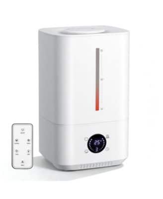 Sugift - Humidifier 6L Cool And Warm Mist Top-Fill For Bedroom And Large Room - White
