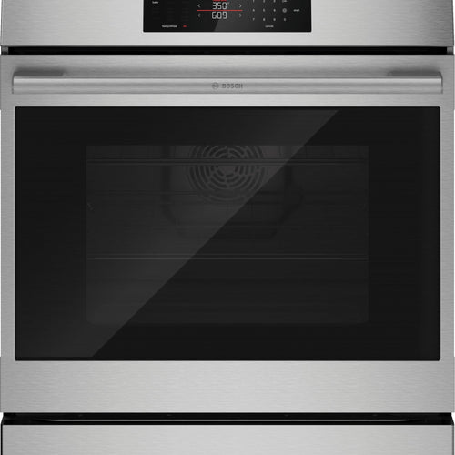 Bosch - 500 Series 30 in. Wide 5.8 Cu. Ft. Slide-In Electric Induction Range with Convection, Steam cleaning and 4 Elements - Stainless Steel