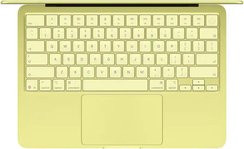 Apple - MacBook Neo 13-inch Laptop - A18 Pro chip with 6‑core CPU and 5‑core GPU - 8GB Memory - 512GB SSD - Citrus — Feature image 2