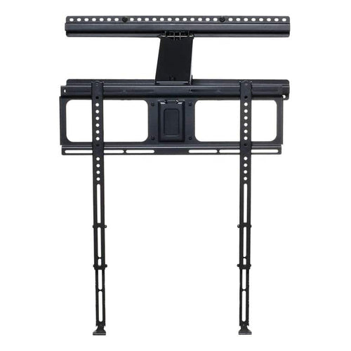 MantelMount - MM340 Above Fireplace Pull Down TV Mount- TVs 44" to 80" to 90 lbs - Patented Features, Handles & Balancing Technology - Black
