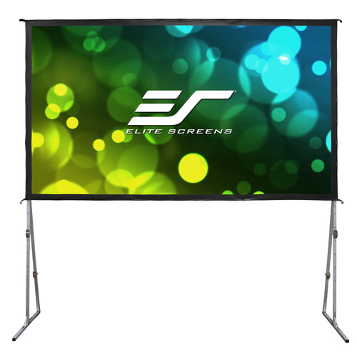 Elite Screens - Yardmaster Plus 180" Outdoor Stand Alone Projector Screen - Silver