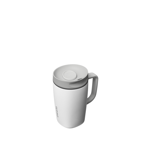 SmoothSip® Slider with Handle – Shy Marshmallow / 12oz / Stainless Steel