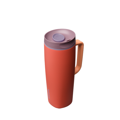 SmoothSip® Slider with Handle – Terracotta Sunset / 24oz / Stainless Steel