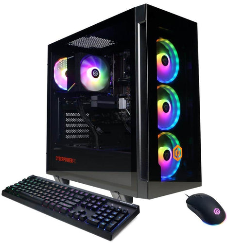 CyberPowerPC - Gamer Master GM70939 - Ryzen 5 5500, 16GB DDR4, RTX 3050 6GB, 1TB NVMe SSD, Win 11 - Black