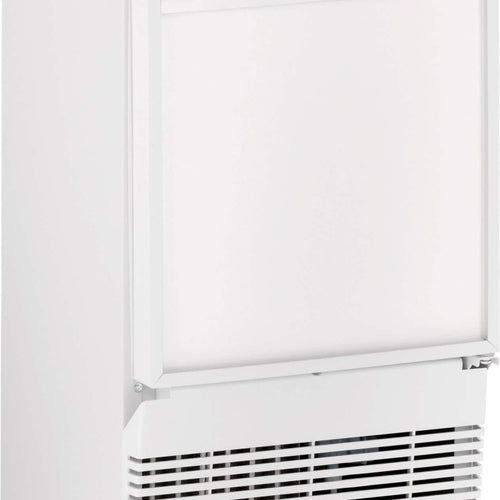 U-Line - 14"W. Freestanding/Built-In 23lb. Daily Produciton Crescent Ice Maker - White