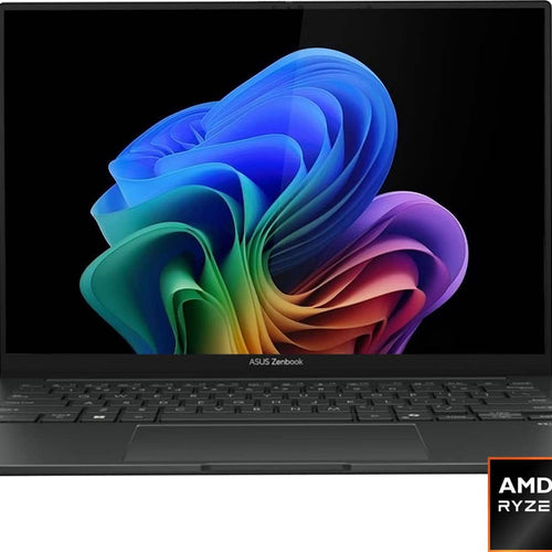 ASUS - Zenbook 14 14" 2K OLED Touchscreen Laptop - AMD Ryzen AI 9 465 2026 - 16GB Memory - 512GB Storage - Copilot+ PC - Jasper Gray