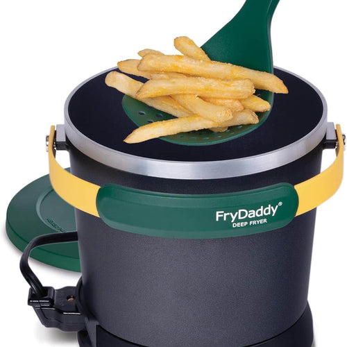 Presto - 05427 Green Gold Frydaddy Deep Fryer - Black