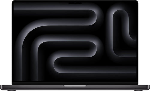 Front. Apple - MacBook Pro 16-inch Laptop - M5 Max chip with 18-core CPU and 40-core GPU - 48GB Memory - 2TB SSD - Space Black.