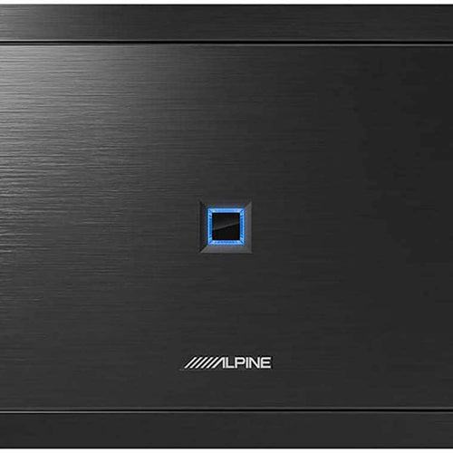 Alpine - S-Series Class D Mono Amplifier with Variable Crossovers - Black