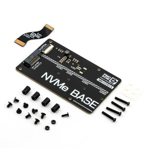 Pimoroni - PIM699 Raspberry Pi 5 M.2 HAT NVMe Base PCIe Extension Board (M.2 2230 to 2280 supported)