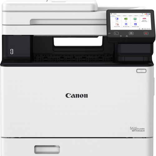 Canon - imageCLASS MF753Cdw  II Wireless  Duplex Color All-In-One Laser Printer with Fax and 50-Sheet ADF - White