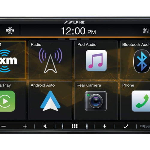 Alpine - 7” Android Auto and Apple CarPlay Bluetooth Digital Media Receiver - Black