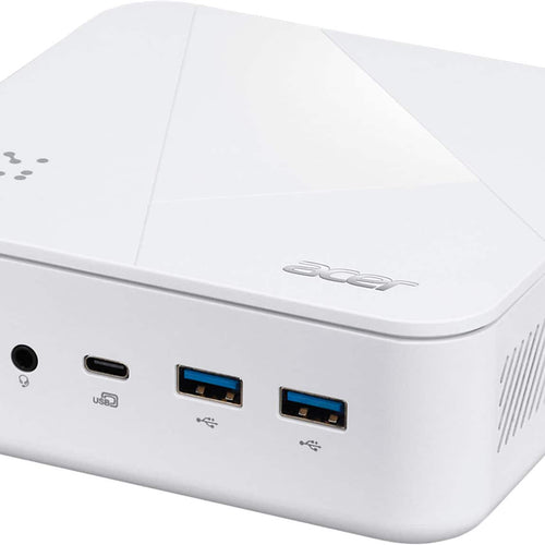 Acer - Revo Box AI Mini PC Desktop Copilot+PC - AMD Ryzen AI 7 445 2026 - 16GB DDR5 Memory - 512GB Storage - White