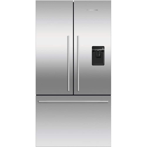 Fisher & Paykel - 36 in. Wide 20.1 Cu. Ft. French Door Refrigerator - Stainless Steel