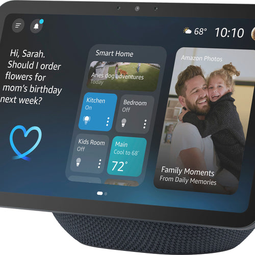 Amazon - Echo Show 8 (newest model), Vibrant HD 8.7" display with spatial audio, designed for Alexa+ - Graphite