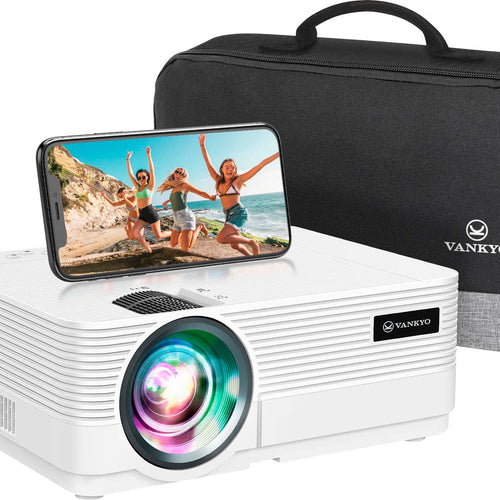 Vankyo - Leisure 470 Pro Native 1080P Wireless Single LCD Mini Projector - White