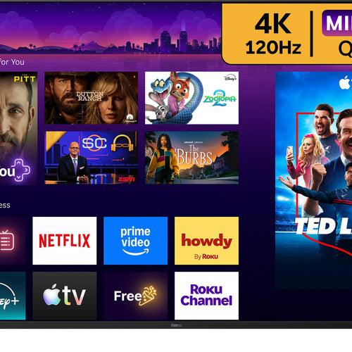 Roku - 65" Class Pro Series 4K QLED Mini-LED Smart RokuTV