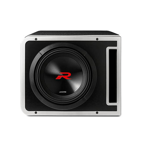 Alpine - Halo R2-Series 10" Dual Voice Coil 4-Ohm Loaded Subwoofer Enclosure - Black